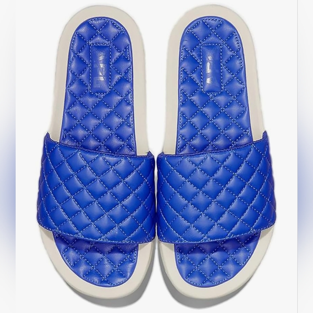 APL NIB Lusso Slide Cobalt Size 7 Genuine Leather